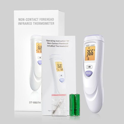 CEM DT-8806H, thermometer for forehead,No-Touch Forehead Thermometer for Adults and Kids,FDA CE ,Large LED Display and Gentle Vibration Alert in Saudi Arabia