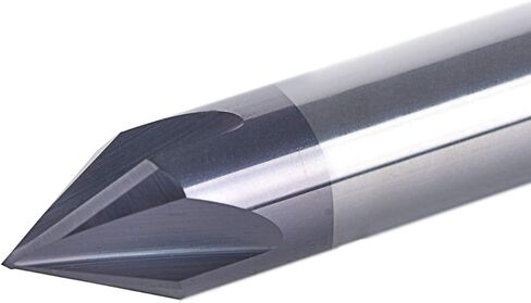 Spetool 90 Degree Carbide V Bits with Tiain Coated 4 Flutes, Chamfer End Mill for Caving V Groove and Sign in Kuwait