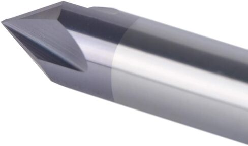 Spetool 90 Degree Carbide V Bits with Tiain Coated 4 Flutes, Chamfer End Mill for Caving V Groove and Sign in Kuwait