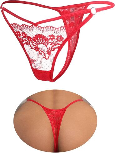 Ohyeah Lace G-String Thongs for Women Sexy Cheeky Intondies T-Back Thong Soft Tanga Lingerie Lingerie in Kuwait