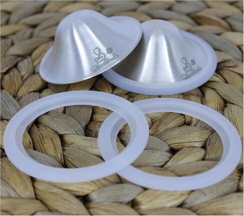 The Original Silver Nursing Cups - Nipple Shields for Nursing Newborn - Nipple Covers Breastfeeding - Newborn Essentials Must Haves - 925 Silver in Saudi Arabia