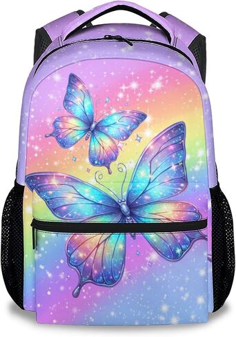 Girls Backpack, Unicorn Backpacks for Kids, 17" Toddler Bookbag for Elementary Preschool Kindergarten, Cute Rainbow School Bag in Kuwait