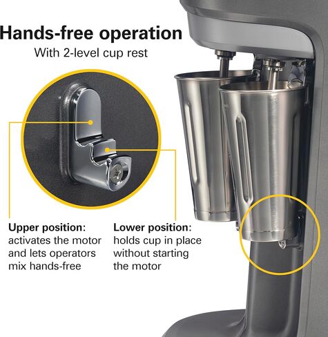 Hamilton Beach HMD400 120V Triple Spindle Commercial Drink Mixer in Kuwait
