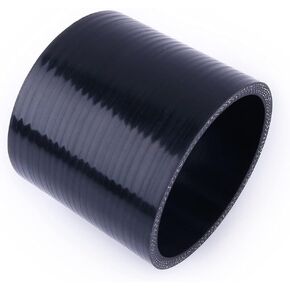 Straight Silicone Hose Coupler ID 3 inch（76mm）for Universal Turbo Intercooler Direct Air Intake Pipe Reinforced 3-Ply 4.5mm Length 76mm