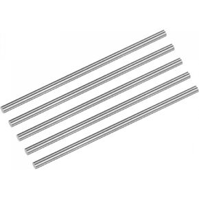 uxcell Round Steel Rod, 2mm HSS 63-65 HRC Lathe Bar Stock Tool 80mm Long for Shaft Gear Drill Lathes Boring Machine Turning Miniature Axle 5Pcs in Saudi Arabia