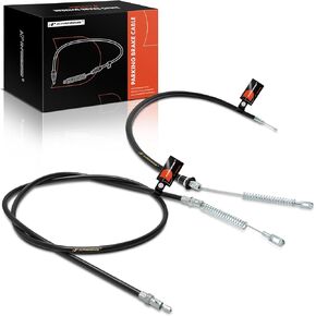 A-Premium Rear Driver and Passenger Side Parking Brake Cable Assembly Compatible with Ford and Mercury Models: Explorer 1995-2001, Explorer Sport 2001-2002, Mountaineer 1997-2001, 2-PC Set