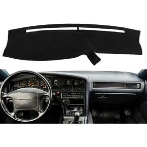 Dash Cover Mat Custom Fit for Toyota Supra 1986-1991,Dashboard Cover Pad Carpet Protector F123 (Maroon)