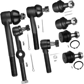 Scitoo 8pcs التعليق الأمامي مجموعة inner inn end end end lower ball ball consist fit 1987-1991 لـ Chevy Blazer K5 Blazer K10 K20 Suburban V10 V20 for GMC Jimmy K1500 K2500