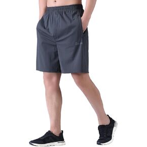 Zoulee Men's Lightweight Athletic Shorts Quick Dry Workout Sports Shorts 7"/ 5"/ 9" with Front Fly