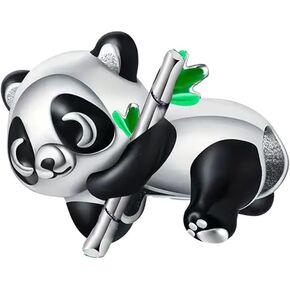 LNQOBU 925 Sterling Silver Dangle Pendant Bead Charms for Bracelets,Compatible with Pandora Charms Bracelets and Necklaces