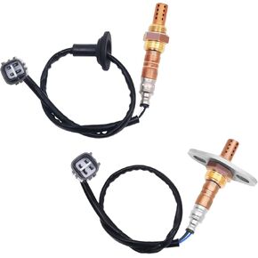 2PCS O2 SESSOR 234-4205 234-4061 ، 02 مستشعر في اتجاه المصب ، مستشعر أكسجين السيارات متوافق مع شيفروليه ل prizm متوافق مع تويوتا لكورولا 1998 1999 2000 2002 2002