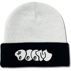 MF Doom Black & White Beanie One Size