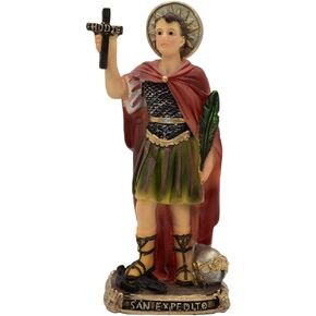 5 "Saint Expeditus تمثال | San Expedito | قديس أسباب عاجلة | الديكور المنزل الكاثوليكي الروماني | هدية دينية عظيمة