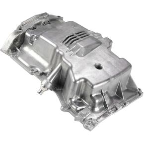 A-Premium Engine Oil Pan Sump with Drain Plug Compatible with Ford Escape 2005-2008, Focus 2003-2007 & Mazda 6 2003-2005, Tribute 2005-2008 & Mercury Mariner 2005-2008, 2.3L