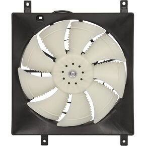 SCITOO Engine Radiator Condenser Cooling Fan Assembly Compatible with 2007-2013 for Suzuki for SX4 2.0L 2012 for Suzuki for SX4 for Crossover 2.0L, OE Number: 621-371