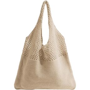 أكياس حمل الشاطئ للنساء ، الصيف متلازمة الأشرار كتف الكتف Bag Womens Boho المحافظ وحقائب اليد