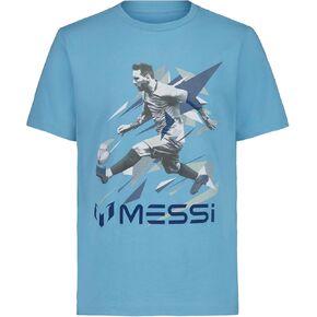 Boys' Lifestyle Short Sleeve T-Shirt, Slim-fit Graphic Tee, Cotton Blend Fabric