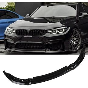 Front Bumper Lip for BMW M3 F80 M4 F82 F83 Front Lip Splitter Glossy Black