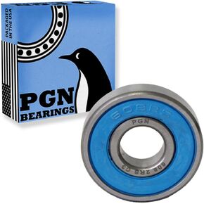 محمل PGN (20 حزمة) 608-2RS - محمل كروي مختوم من الصلب الكروم المشحم - محامل 8x22x7 مم مع ختم مطاطي ودعم دورة في الدقيقة العالية in Kuwait