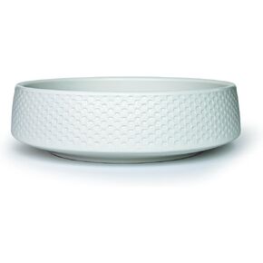 10" Decorative Bowl,Ceramic Fruit Bowl for Kitchen Counter,Entryway Key Holder & Jewelry Organizer - Modern Centerpiec(White)