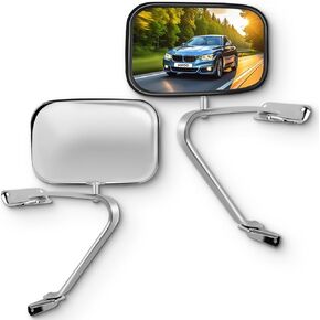 مرايا سائق سائق Scitoo و Raptenger Side View تناسب 1980-1996 لـ Ford Bronco 1984-90 Bronco II 1991-1994 Explorer 1980-1984 F100 Truck Manual Fold Noned Delement Lixment Virror
