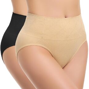 SIMIYA Shapewear Tummy Control Underwear Panties Mid Waist Trainer Girdle Body Shaper Briefs Butt Lifting Shapewear for Women
