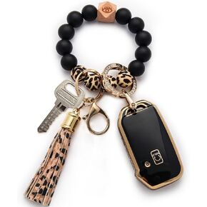 for Kia Wristlet key fob cover,Soft TPU key Shell, skin,4-5Buttons fit Cerato Forte NIRO Ceed Sorento Seltos Soul Telluride Remote Key (Grey blue)