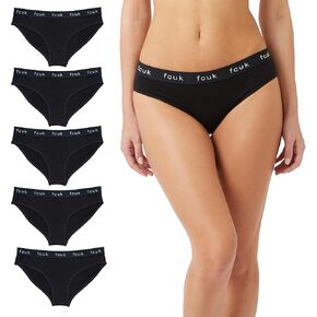 French Connection Women’s Underwear Briefs – Pack of 5, 7 – Cotton Underwear For Women – Soft and Stretchable