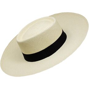 Gamboa Original Panama Hat Men Women Straw Wide Brim Hats Sombrero Playa Hombre Mujer Brimmed Sun Protection UV UPF50+