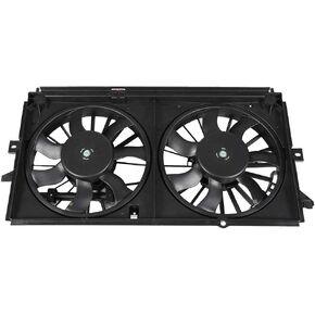 SCITOO Dual Radiator or Condenser Cooling Fan Compatible with 1999 2000 2001 2002 2003 for Chevrolet Monte Carlo Impala