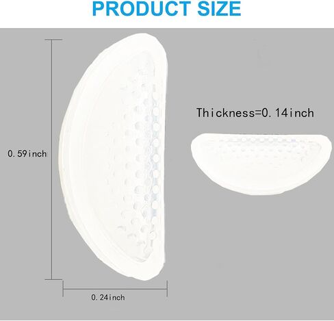 Eyeglass Nose Pads, Silicone Nose Pads for Glasses, Anti-Slip Heighten Air Chamber Glasses Grips for Eyeglasses and Sunglasses, with Sticky Backing (12 Pairs, Clear) in Kuwait