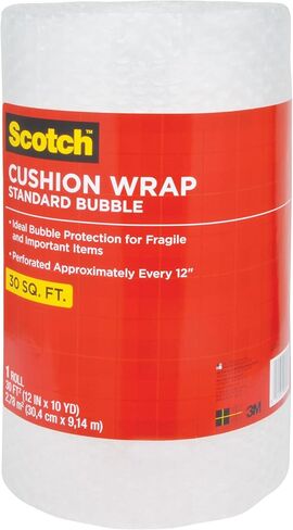 Scotch Cushion Wrap, 12 in x 100 ft., 1 Roll in a Dispensered Box (7961) in Saudi Arabia