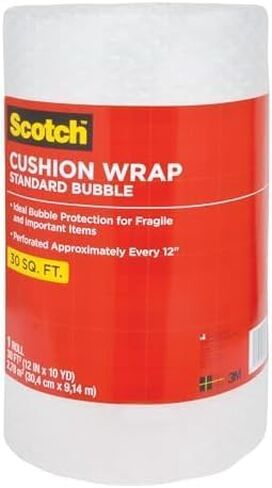 Scotch Cushion Wrap, 12 in x 100 ft., 1 Roll in a Dispensered Box (7961) in Saudi Arabia