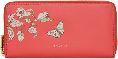 RADLEY London Butterfly Large Zip-Around Continental Wallet (Bright Red) in Saudi Arabia