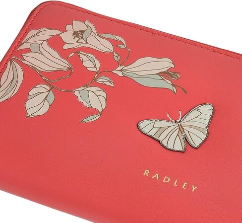 RADLEY London Butterfly Large Zip-Around Continental Wallet (Bright Red) in Saudi Arabia