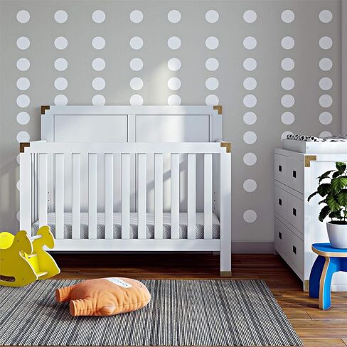 Baby Relax Miles 2-in-1 Convertible Crib, Graphite Blue in Kuwait