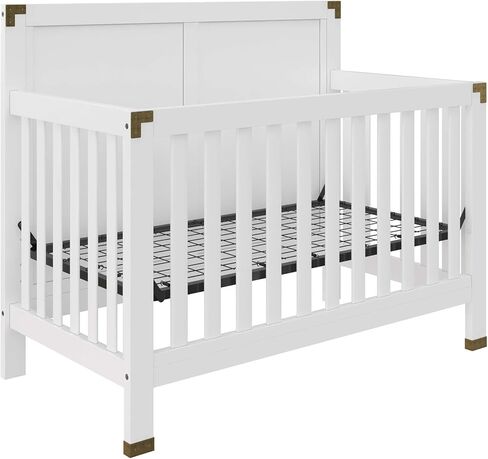 Baby Relax Miles 2-in-1 Convertible Crib, Graphite Blue in Kuwait