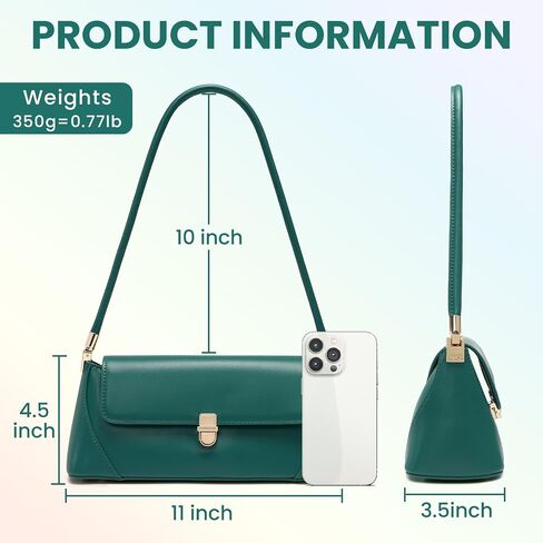 Keyli Vintage Shoulder Bag for Women Retro Classic Handbag Cute Small Purse Fashion Leather Mini Hobo Clutch in Saudi Arabia