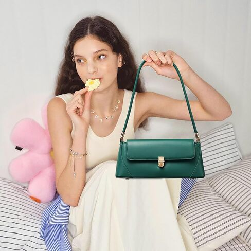 Keyli Vintage Shoulder Bag for Women Retro Classic Handbag Cute Small Purse Fashion Leather Mini Hobo Clutch in Saudi Arabia