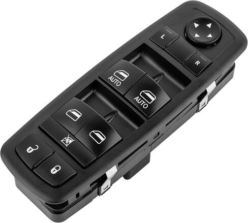 Front Left Driver Side Master Power Control Window Switch for Dodge Ram 1500 2500 3500 Truck Quad Mega Crew Cab 2009 2010 2011 2012 Replace 4602863AD 4602863AB 4602863AC 901-473 (3 Pins + 9 Pins) in Saudi Arabia