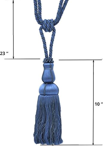 10-inch Single Tassel Tieback | BT-6008-42 Hot Pink in Kuwait