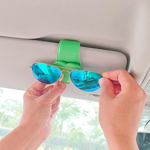 حاملي نظارات شمسية لطيفة ، منظمو شماعات النظارات الشمسية ، منظمي شماعات ، مقطع وبطاقة التذاكر للسيارة (النمط x) in Kuwait