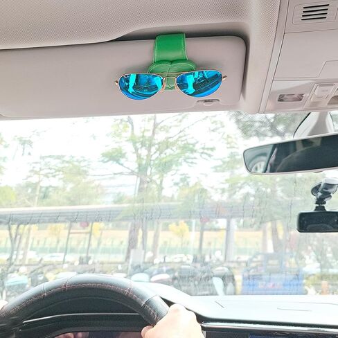 حاملي نظارات شمسية لطيفة ، منظمو شماعات النظارات الشمسية ، منظمي شماعات ، مقطع وبطاقة التذاكر للسيارة (النمط x) in Kuwait