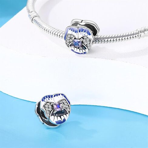 LNQOBU 925 Sterling Silver Dangle Pendant Bead Charms for Bracelets,Compatible with Pandora Charms Bracelets and Necklaces in Kuwait