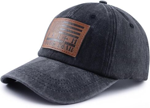 Christian Faith Over Fear Cross American Flag Hat for Men Women, Funny Adjustable Leather Patch Jesus Religious Baseball Cap in Saudi Arabia