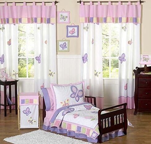 Sweet Jojo Designs Purple Floral Rose Fabric Memory Memo Photo Bulletin Board - Solid Light Lavender Flower Luxurious Elegant Princess Vintage Boho Shabby Chic Luxury Glam High End Roses in Saudi Arabia