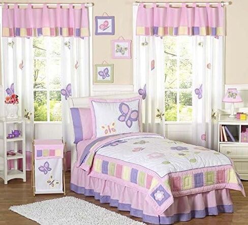 Sweet Jojo Designs Purple Floral Rose Fabric Memory Memo Photo Bulletin Board - Solid Light Lavender Flower Luxurious Elegant Princess Vintage Boho Shabby Chic Luxury Glam High End Roses in Saudi Arabia