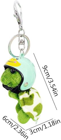 Plush Turtle Keychain, Funny Pendant Plush Doll Portable for Wallet Tote Bag Belt Phone, Car Keychain in Saudi Arabia