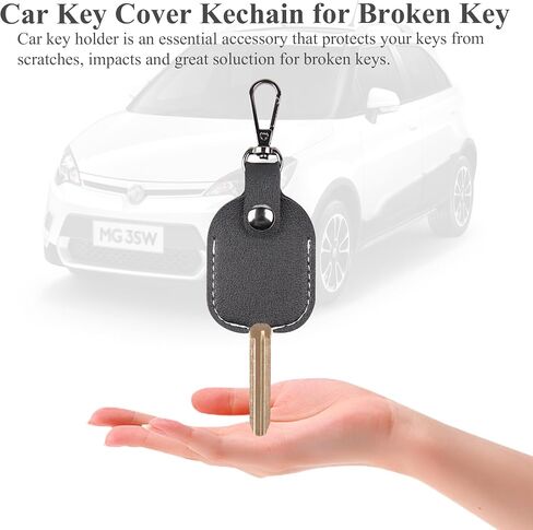 Car Key Cover Kechain for Broken Key - Leather Key Covers Protector for Car Key - Car Key Holder for Women, Men in Saudi Arabia