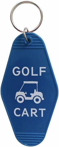 Golf Cart Keychain Plastic Retro Motel Golf Cart Key Chain for Women Men in Saudi Arabia